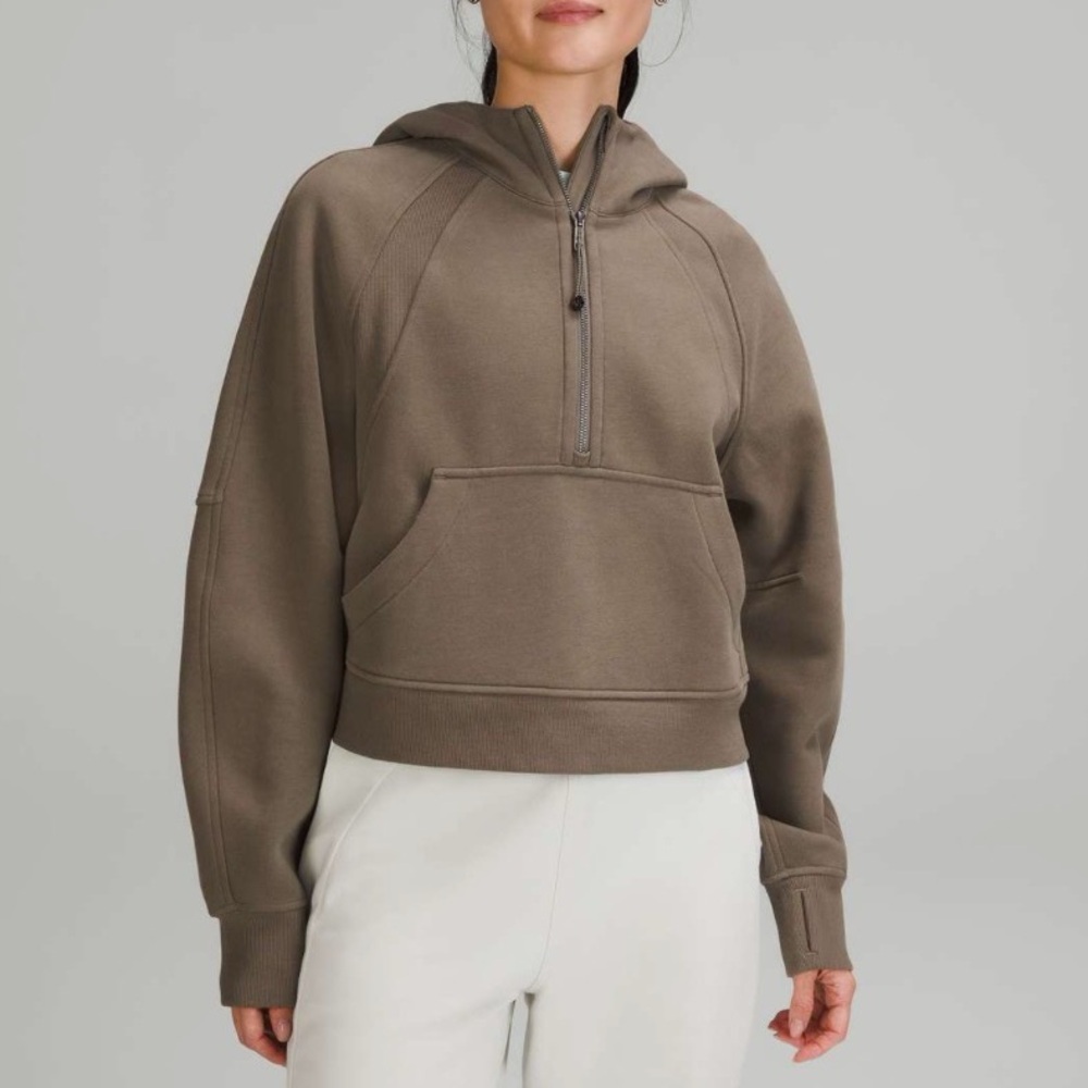 Lululemon - Oversized Scuba Half Zip - XS/S - Nomad